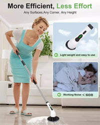 Effortless Spin Cleaning Brush