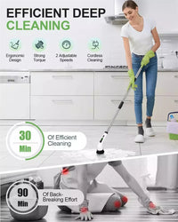 Effortless Spin Cleaning Brush